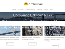 Tablet Screenshot of amberoon.com